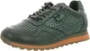 A single green sneaker with an orange sole is shown against a white background. Voir les images du produit