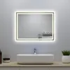 LED Badspiegel mit Beleuchtung Beschlagfrei 60x50cm Produktbild-Vorschau 1