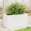 vidaXL Pflanzkübel Weiß 90x40x45,5 cm Massivholz Kiefer Produktbild-Vorschau 3