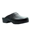 Bequeme schwarze Damen Holzclogs Größe 39 klassisch Produktbild-Vorschau 3