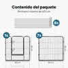 IvoQ Puppyren – Parque para perros – 8 paneles – 80 cm de Vista previa de la imagen del producto 7
