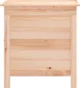 vidaXL Coffre de jardin 50x49x56,5 cm bois massif sapin Voir les images du produit 4