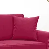 vidaXL Cuscino decorativo 2 pz. Velluto rosso vino 40x40 cm Anteprima dell’immagine prodotto 5