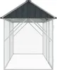 vidaXL Cage à oiseaux anthracite 227 x 112 x 141 cm Acier Voir les images du produit 3