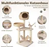 Arbre à chat de 121 cm de haut, arbre grimpant avec grotte Voir les images du produit 4