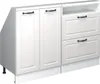 Dachschrägenschrank-Set Vicco Rion Weiß Landhaus 2er Set, Produktbild-Vorschau 1