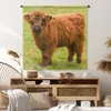 MuchoWow® Wandteppich Wandbehang Schottisches Hochlandrind Produktbild-Vorschau 6