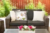 MuchoWow® Outdoor Kissen - Blumen - Stillleben - Ölfarbe - Produktbild-Vorschau 5
