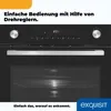 Close-up of an oven's control panel and door. Produktbild-Vorschau