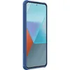 A blue phone case is shown from the side. Produktbild-Vorschau