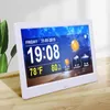 Orologio meteo WiFi 10in 100-240V bianco data temperatura Anteprima dell’immagine prodotto 5