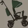 A side view of a dark green and black Lionelo Kori tricycle. Produktbild-Vorschau