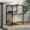 vidaXL Stojak na drukarkę 3 półki dąb sonoma 50x41x75 cm Podgląd zdjęcia produktu 3