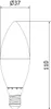 Mexen Nova 10x LED-Glühbirne E14, C37, 8W, Kalt - 6500K, Produktbild-Vorschau 4