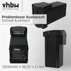 vhbw Akku kompatibel mit Wolf Garten Power 34 Rasenmäher Produktbild-Vorschau 5