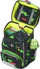 An open school backpack with its contents displayed. Anteprima dell’immagine prodotto