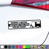 PantherPixel Rampe 3 Meter Aufkleber Abstand Halten Produktbild-Vorschau 1