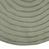Tappeto rotondo verde con struttura a onde moderno e di Anteprima dell’immagine prodotto 4
