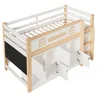 Lit mezzanine Merax 90 x 200 cm, lit superposé pour enfants Voir les images du produit 9