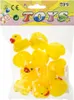 paperelle da bagno giallo 12 pezzi 3 cm Anteprima dell’immagine prodotto 3
