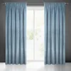 Vorhang VILLA blau 140x270 cm  Kräuselband Produktbild-Vorschau 5