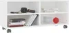 Mobile TV con rotelle bianco 90x35x35 cm materiale legno Anteprima dell’immagine prodotto 3