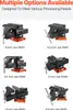 A collage of six different vises with varying jaw widths. Podgląd zdjęcia produktu