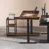 Two adjustable desks in a home office setting. Produktbild-Vorschau