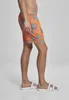 Urban Classics Badehose Floral Swim Shorts Orange-XL Produktbild-Vorschau 6