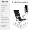 tectake® Aluminium-Gartenstuhl Marilena klappbar 56 x 67 x Produktbild-Vorschau 5