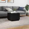 vidaXL Couchtisch mit LED-Leuchten Schwarz 50x50x40 cm Produktbild-Vorschau 4