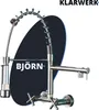 KLARWERK® Björn | Gastronomie Armatur Wandmontage Silber Produktbild-Vorschau 1