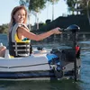 INTEX Schlauchboot Set Excursion 4 mit Motor Paddeln Pumpe Produktbild-Vorschau 2