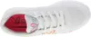 A top-down view of a white sneaker with colorful accents. Anteprima dell’immagine prodotto