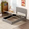 MODFU Boxspringbett Polsterbett 140 x 200 cm hydraulische Produktbild-Vorschau 5