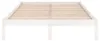 vidaXL Letto in legno massiccio di pino bianco 160x200 cm Anteprima dell’immagine prodotto 4
