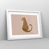 Gerahmtes Poster - Weißer Rahmen - Panther Grafik Leopard - Produktbild-Vorschau 8