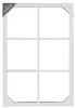 Lustro prostokątne ze szprosami, 71 x 49 cm Podgląd zdjęcia produktu 5