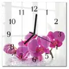 Tulup Glasuhr Wanduhr Küchenuhr Echt-Glas 30x30 cm Modern Produktbild-Vorschau 1