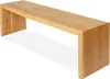 holz4home® Massivholzbank XL I Sitzbank aus Eiche mit Produktbild-Vorschau 1