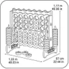 Feber Mega 4 In Line 121x118cm Produktbild-Vorschau 15