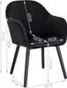 WOLTU 6X Esszimmerstühle Küchenstuhl Wohnzimmerstuhl Design Produktbild-Vorschau 3