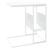 Bočný stolík biely 55x36x59,5 cm spracované drevo Náhľad obrázku produktu 5