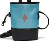 Mojo Zip Chalk Bag von Black Diamond in Blau und Schwarz; geeignet für Kletterer. Podgląd zdjęcia produktu