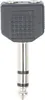 Goobay 11103, 6.35 mm, 2 x 3.5 mm, Czarny Podgląd zdjęcia produktu 4