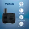Aquarium-Pumpe 150l/h | 1,9m Kabel | 6W | max. 70cm Produktbild-Vorschau 2