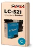 Brother LC-521 kompatible Druckerpatrone Cyan - DCP-J1260w Produktbild-Vorschau 1