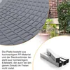 LZQ Pflanzenroller Rund Blumenroller mit Rädern Tragkraft Produktbild-Vorschau 5
