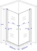 Duschkabine CASA 80 x 80 x 190 cm ohne Duschtasse Produktbild-Vorschau 5