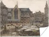 MuchoWow® Poster Dam-Platz in Amsterdam - Gemälde von Produktbild-Vorschau 1